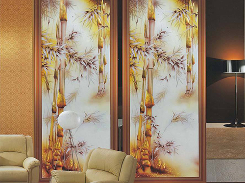 uv平板打印機屏風展示